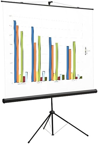 Light Wave Tripod Model Projector Screen 180x180cm or 71 x 71 Inches