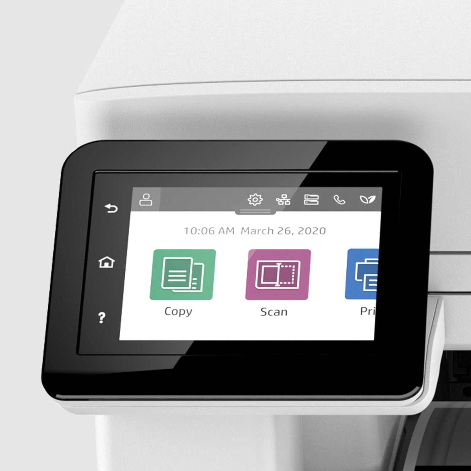 HP LaserJet Pro MFP 4103fdn Printer (2Z628A), Print, copy, scan, fax, white