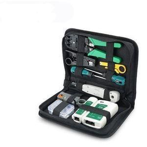 Toolkit Lan Tester RJ45 Crimping Pliers Portable LAN Network Repair Tool Kit Cable Tester AND Plier Crimp Crimper Clamp