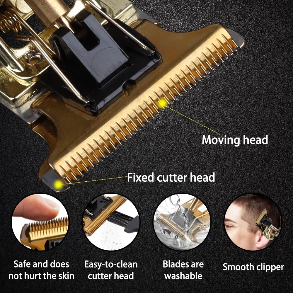 Barber Professional Hair Cutting Machine LCD Hair Trimmer for men Hair Clipper Electric Shaver Hair trimmer machine