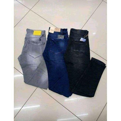 Men’s Comfortable Slim Fit Jeans 3 Pack – Black, Blue & Grey Denim Trousers Designed for Casual, Smart Casual & Everyday Wear with Stretch Comfort & Durability