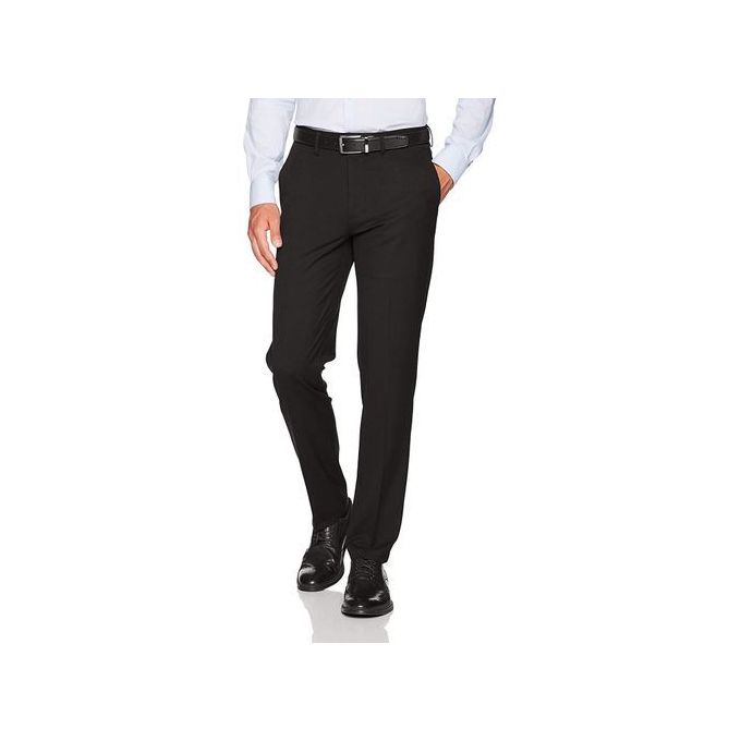 Official Trouser Pant – Black Slim Fit Office Wear for Men – Stylish and Comfortable Formal Trousers Perfect for Work, Meetings, and Professional Occasions