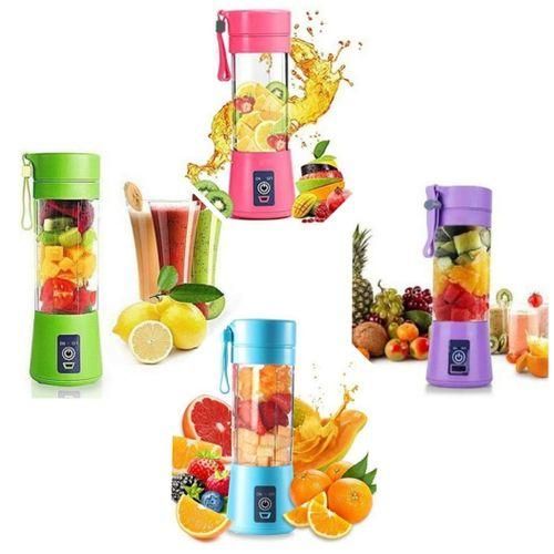 Portable Rechargeable Blender with 6 Blades – USB-C Powered Personal Smoothie Maker & Travel Blender for Shakes, Juices & Protein Drinks