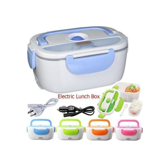 Electric Portable Heat Lunch Box Food Warmer With Partition – USB/DC Powered Insulated Lunch Bag for Hot Meals On The Go