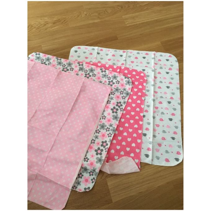 NEW ARRIVAL – 4PC Pretty Cotton Shawl and Flannel Blanket Set for Newborn Baby Girls – Soft, Warm & Gentle Essentials for Everyday Comfort