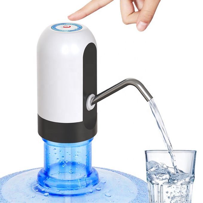 Automatic Water Dispenser Pump Electric Rechargeable Pump – USB-Powered Portable Drinking Water Bottle Pump for 5-Gallon Jugs, Touchless Operation