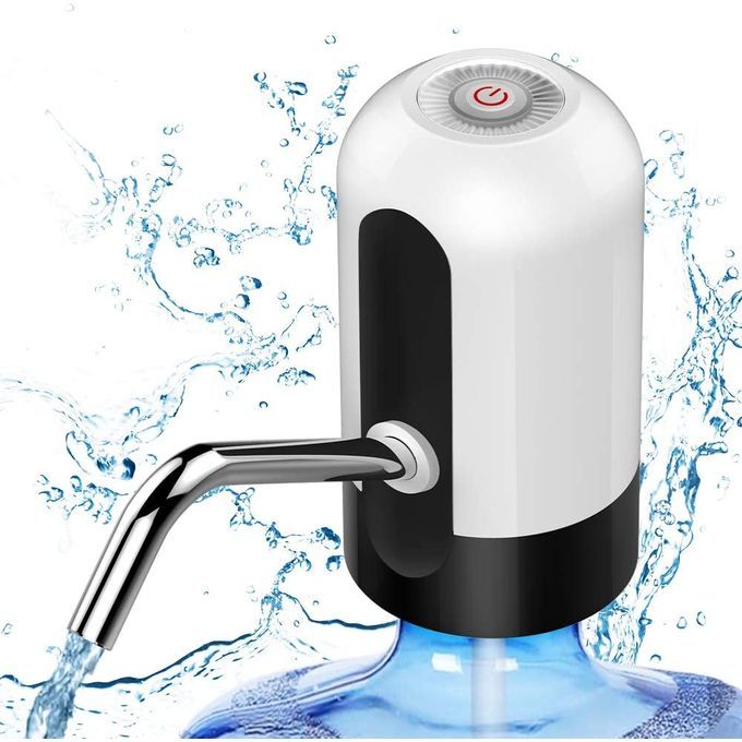 Automatic Water Dispenser Pump Electric Rechargeable Pump – USB-Powered Portable Drinking Water Bottle Pump for 5-Gallon Jugs, Touchless Operation