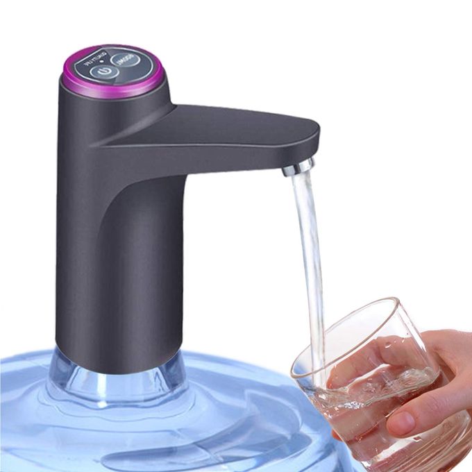 Automatic Water Dispenser Pump Electric Rechargeable Pump – USB-Powered Portable Drinking Water Bottle Pump for 5-Gallon Jugs, Touchless Operation