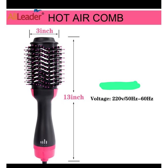 Electric Hair Dryer and Styler – Multi-Functional 5-in-1 Hot Air Brush Kit with Interchangeable Attachments for Curling, Straightening & Volumizing, Ionic Technology for Frizz-Free Shine