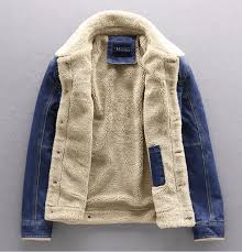 AB Today Non-Fade Mid Blue Denim Jacket – Men's Semi-Cropped Cotton Trucker with Bold Embroidery, Non-Fade Fabric & Durable Contrast Stitching