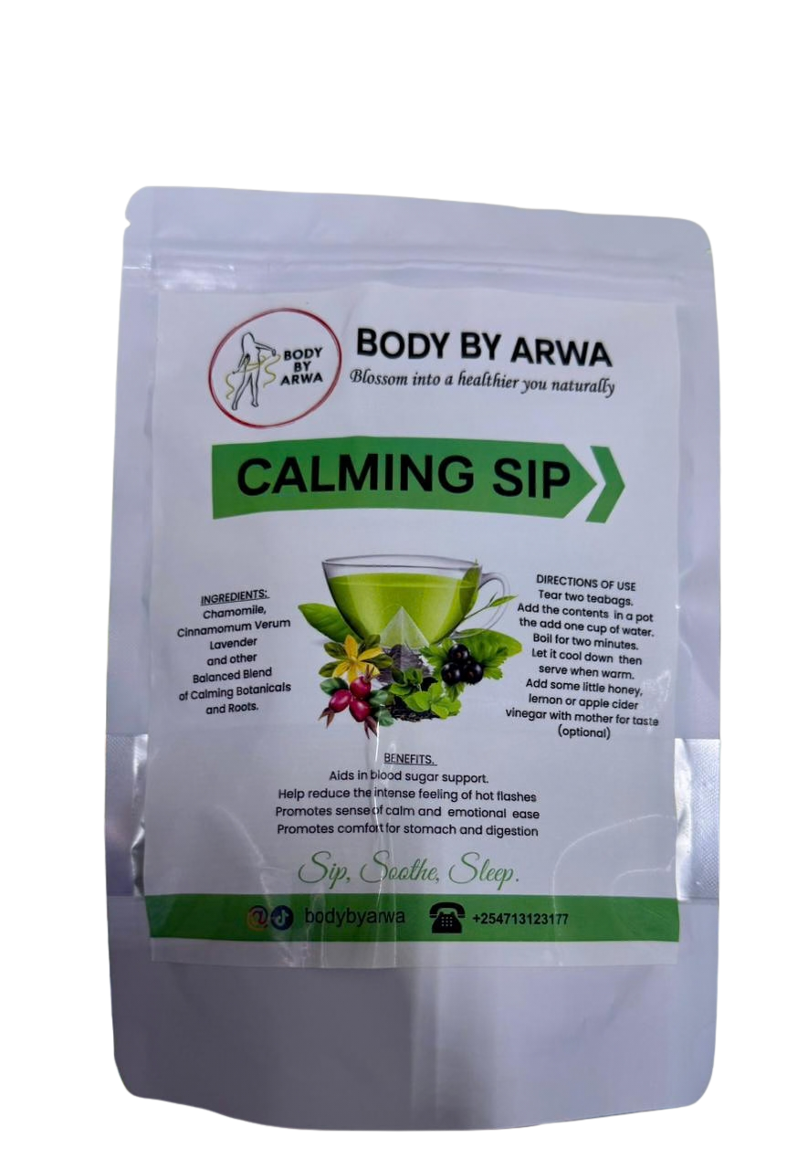 Body By Arwa - Calming Sip -Ease Anxiety, Sleep and Reduce Hot Flashes