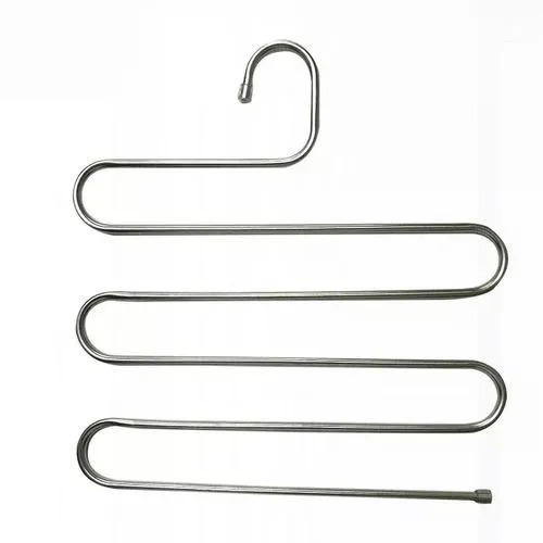 1/2/3/4/5/10 Pcs S Shaped Trouser Pants Hangers Clothes Organizer