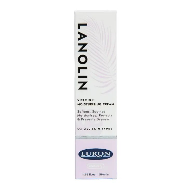 LURON LANOLIN  FACE CREAM , moisturizer for woman and man. Day and Night cream moisturizer. Luron skin care products. keeps moisture in and prevents water loss