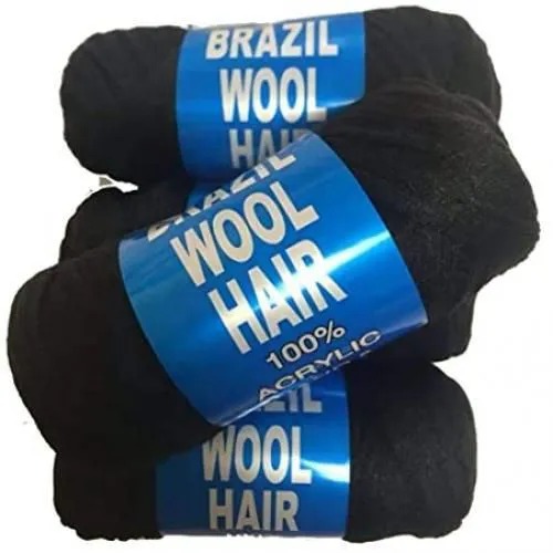 Brazilian Hair 4pcs 100% Brazilian Wool Hair