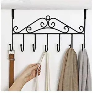Sturdy Over the Door Hanger Rack – Heavy-Duty Space-Saving Hook Organizer for Coats, Bags, Towels & More | Easy No-Drill Installation for Home, Office, Bathroom & Bedroom Use