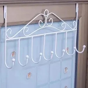 Sturdy Over the Door Hanger Rack – Heavy-Duty Space-Saving Hook Organizer for Coats, Bags, Towels & More | Easy No-Drill Installation for Home, Office, Bathroom & Bedroom Use