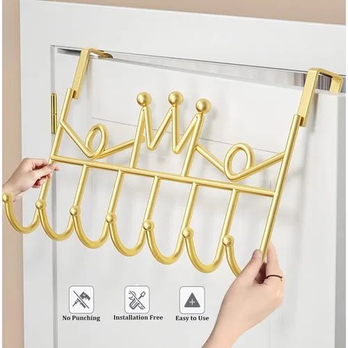 Sturdy Over the Door Hanger Rack – Heavy-Duty Space-Saving Hook Organizer for Coats, Bags, Towels & More | Easy No-Drill Installation for Home, Office, Bathroom & Bedroom Use