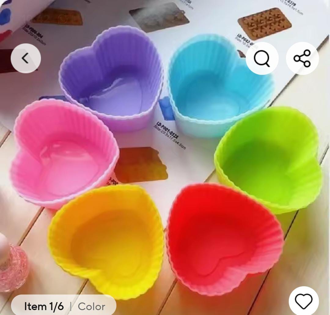 12 Pcs Re-usable Silicone Cup Cake Moulds Available now!!!!!!!!!!!!