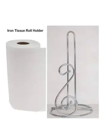 RESTOCKED!! HIGH QUALITY GOLD\ SILVER Kitchen Serviette Napkin Roll Paper Towel Tissue Holder
