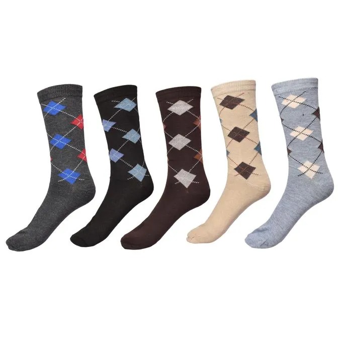 STRONG  QUALITY 6 Pairs Men’s Plain Office Cotton Socks – Long Dress & Casual Socks, Assorted Colors | Comfortable Breathable Everyday Wear NOW AVAILABLE!!!!!!!