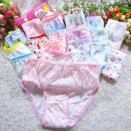 HIGH QUALITY 6pcs  Girls Cotton Underwear - Soft Breathable Panties for Kids with Colorful Prints, Comfortable Waistband, Hypoallergenic Assorted Designs)- Ages 3-14yrs