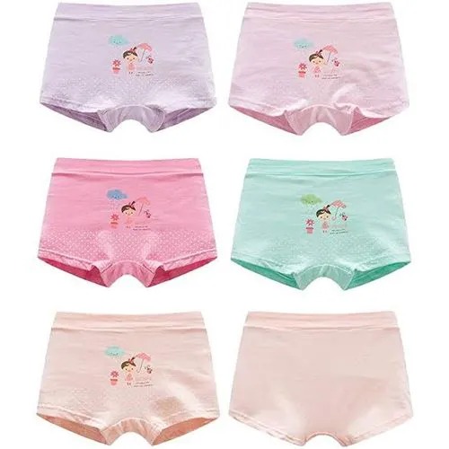 NEW ARRIVALS!!!! 🔥🔥Fashion 6Pcs Girls' Assorted Print Underwear Kids Panties Comfort Boxer Briefs Hot Pants