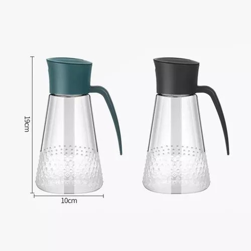 PRICE DROP ALERT!!!!!🔥🔥🔥 630ml Glass Oil Dispenser Bottle – Non-Drip Autoflip Cooking Jar with Scale & Non-Slip Handle for Kitchen Use