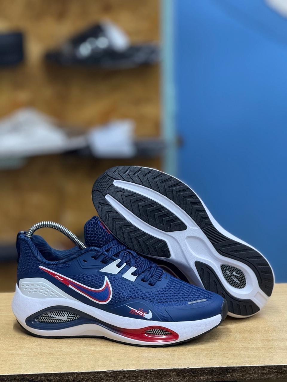 Nike Zoom Premium Quality Men’s Running Shoes Lightweight Comfortable Durable Breathable Performance Sneakers for Training Gym Outdoor Sports Casual Wear Trendy Footwear