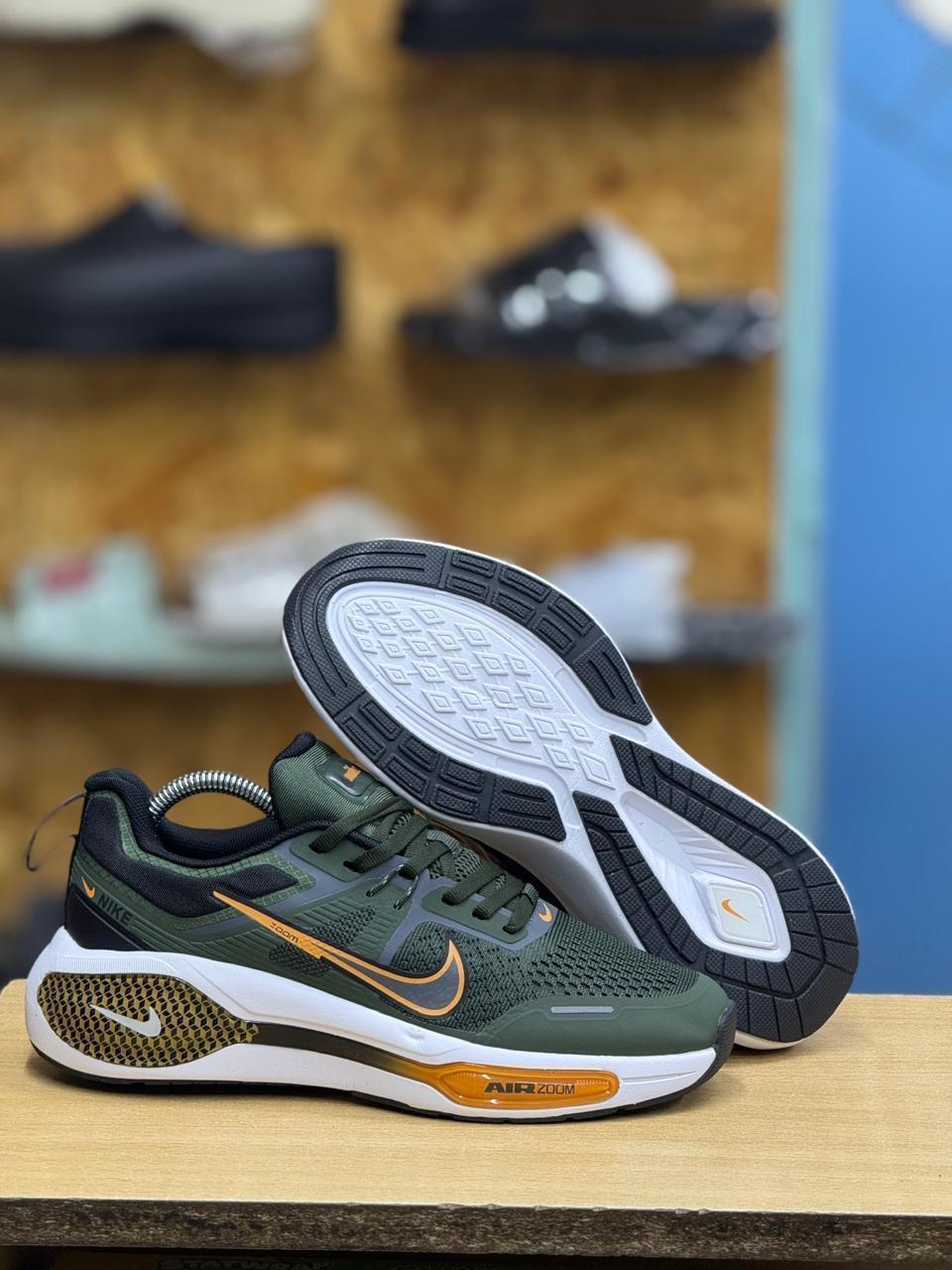 Nike Zoom Premium Quality Men’s Running Shoes Lightweight Comfortable Durable Breathable Performance Sneakers for Training Gym Outdoor Sports Casual Wear Trendy Footwear