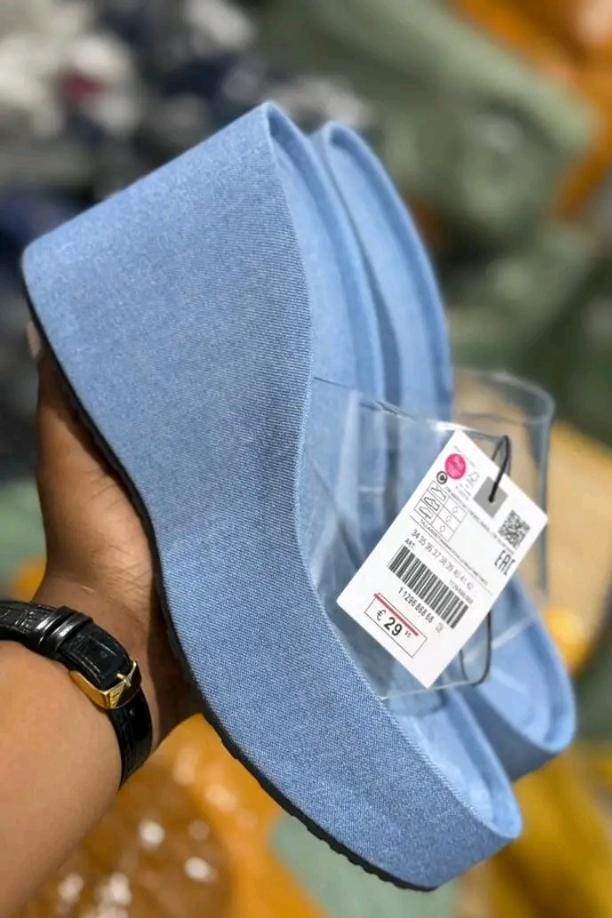 Women’s Clear Strap Wedge Sandals with trendy platform design and slip-on comfort. Zara-inspired summer heels perfect for casual wear, parties, and vacations. Stylish, lightweight, and easy to match