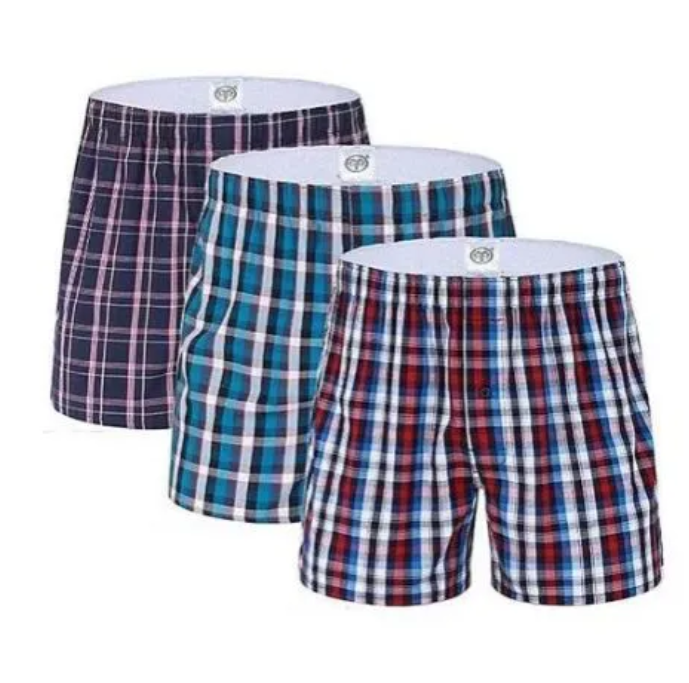 3pcs men’s boxer briefs premium cotton soft breathable stretch fit underwear comfortable waistband moisture wicking durable design all day support ideal for daily wear gym sports multipack essentials