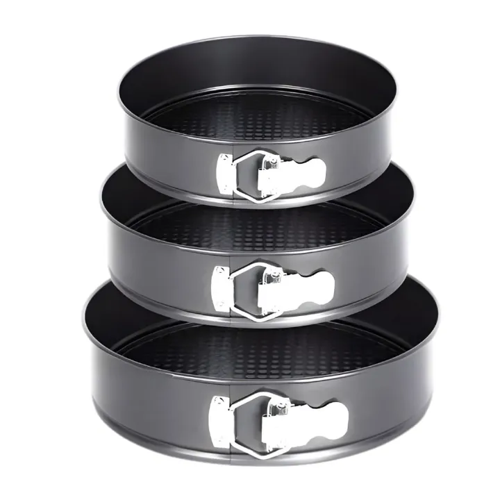 Limited Offer!! !Springform Pan set of 3 Non-stick -leakproof Round Cake Pan.includes 3pcs 7' 8"9" Beware Set Cake baking tools