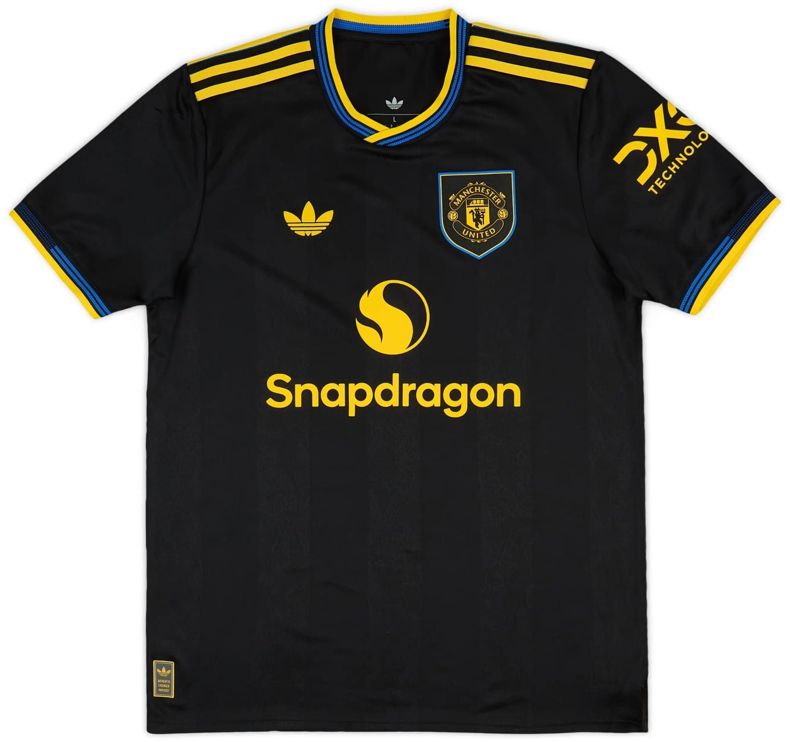 BEST DEALS!! MAN U BLACK 2025/2026 Limited OFFERS New jersey man u/New home season .Breathable fabric-Short sleeve Fan Shirt