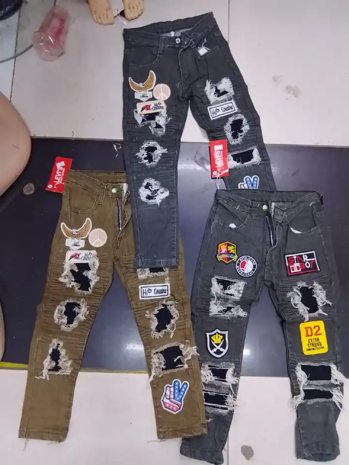 Limited Offer!! Boys balmain from 4 to 12yrs jeans classy ,modern and durable fit ,fine wear kids trouser