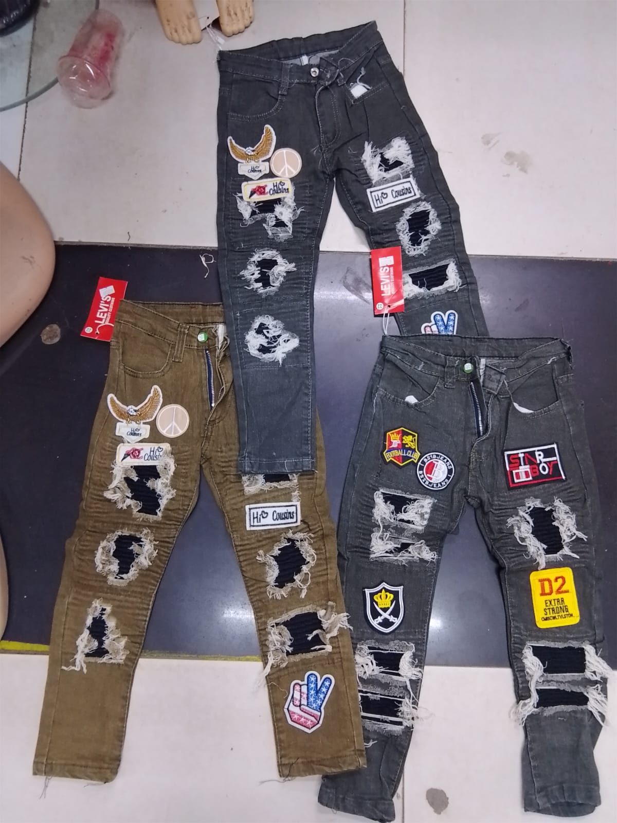 Limited Offer!! Boys balmain from 4 to 12yrs jeans classy ,modern and durable fit ,fine wear kids trouser