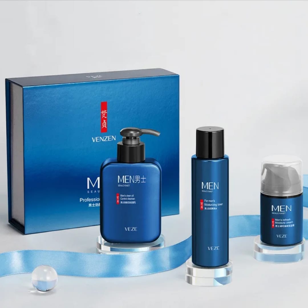 VENZEN Men Skincare Set 5PCS
