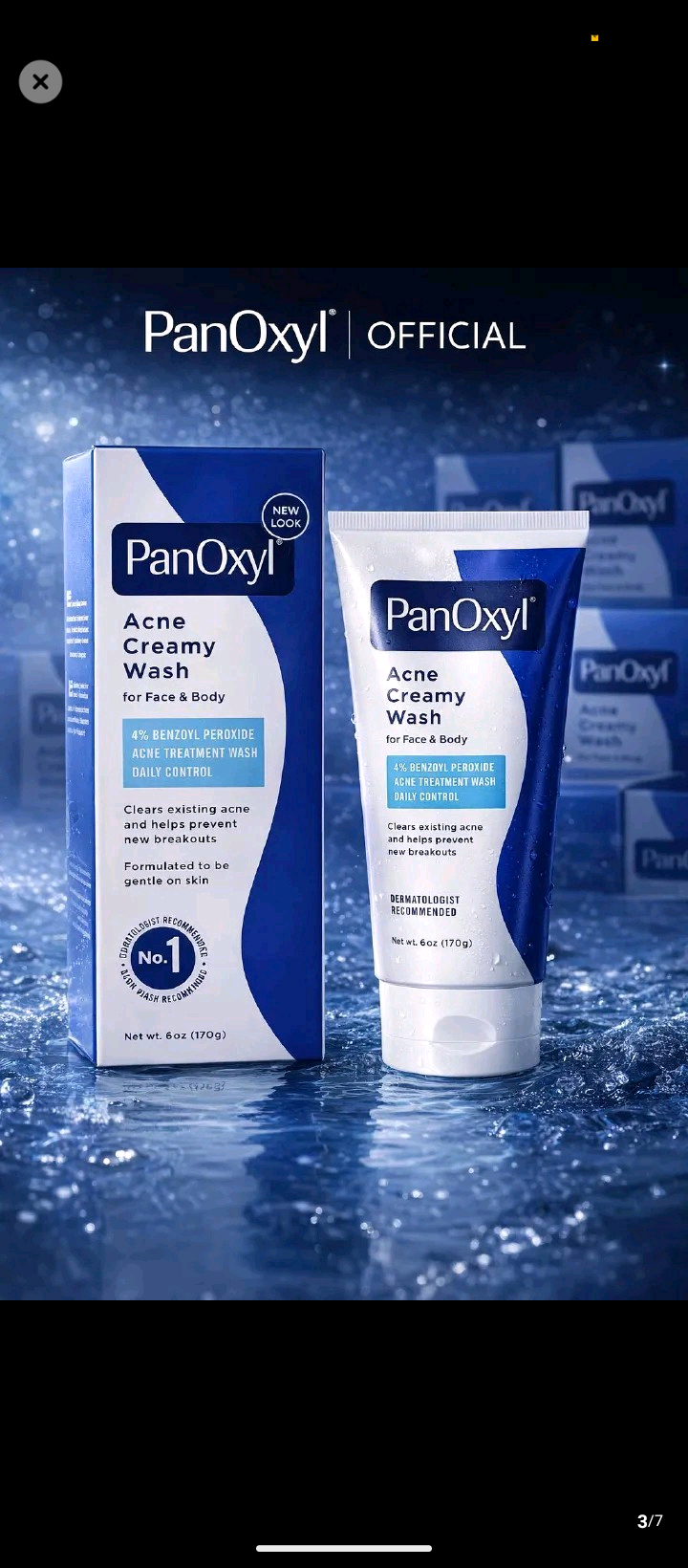Benzoyl Peroxide Acne Cleanser | Anti-Pimple Facial Wash for Oily & Acne-Prone Skin