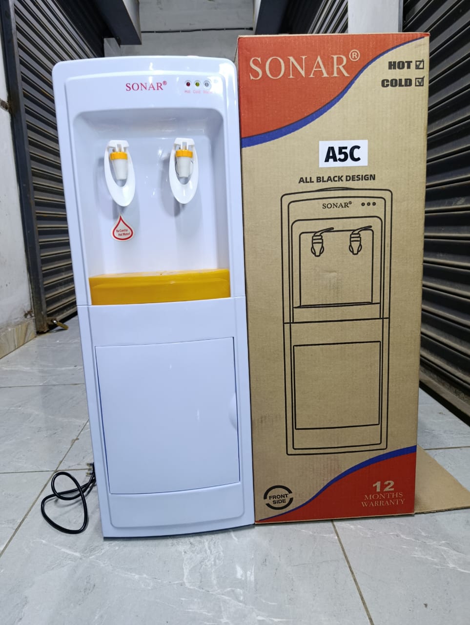 Sonar Dispenser A5C — Hot & Cold Water | Tabletop Convenience