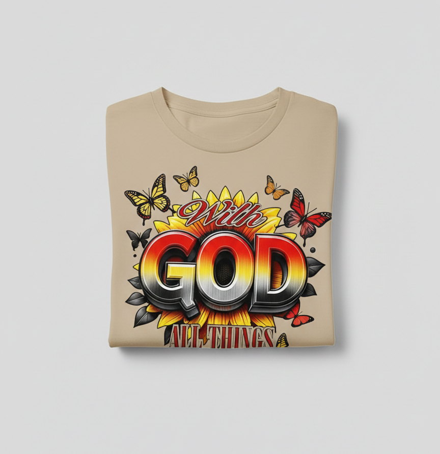 CUSTOM BRANDED 100% COTTON T-SHIRT – PREMIUM QUALITY PRINT – UNISEX