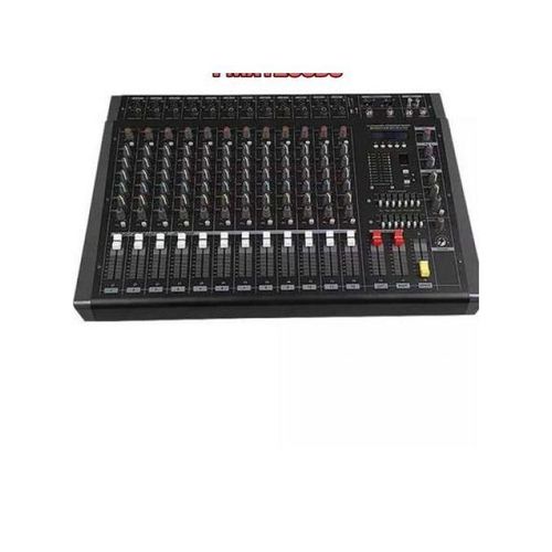 omax 12 Channels Powered Mixer 2000 Watts , USB , Bluetooth , Aux phone input