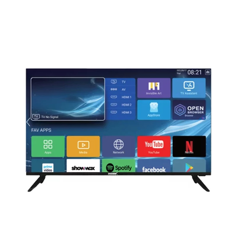 [Exclusive Online Offer] Vision Plus 32" VP8832SW, budget-friendly smart TV, 32 inches, Frameless (Bezel-less) design, DLED with a 60Hz refresh rate, HD (typically 1366 * 768), Whale TV OS