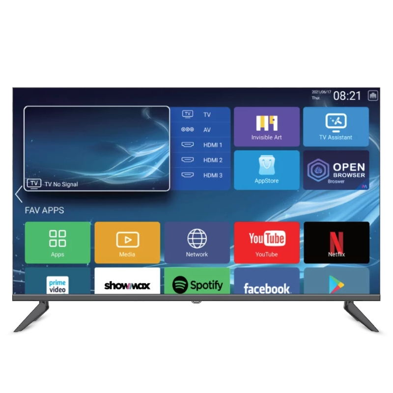 [Exclusive Online Offer] Vision Plus 43" FHD Whale TV (Model: VP8843SW), budget-friendly smart TV, 43 inches (Frameless Design), Full HD (1920 x 1080), Whale TV OS (Android 13.0 based), 1GB RAM / 8GB