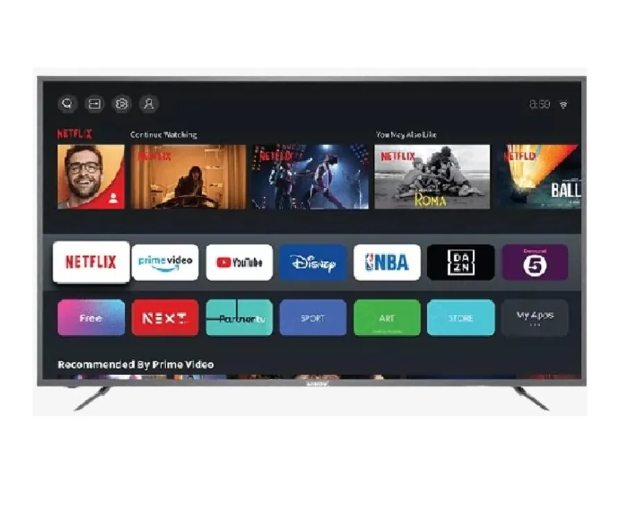 [Exclusive Online Offer] Vision Plus 75" 4K VP8875KV, large-format smart TV, 4K Ultra HD (3840 *2160), DLED (Direct LED), 20W Total (10W x 2) with Dolby Audio, 1.5GB RAM / 4GB Storage
