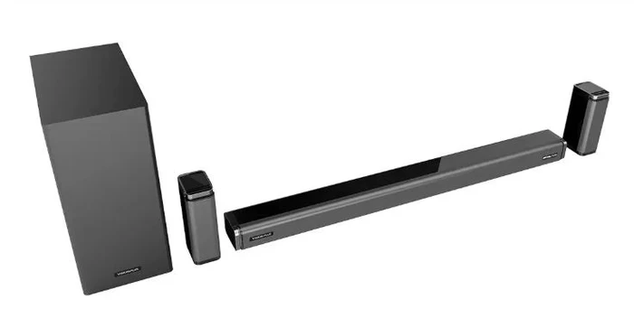 [Exclusive Online Offer] Vision Plus VP5121SB SoundFinite 1000, high-power 5.1 channel home theater system, Bluetooth 5.3, HDMI (ARC), Optical, AUX, USB, Soundbar + Wireless Subwoofer + 2 Rear Speaker