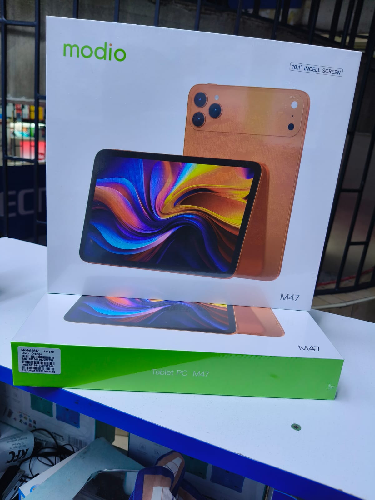 Modio M47 10" Tablet – 512GB Storage, 12GB RAM, Large Screen, High Performance Android Tablet – Fast & Powerful, Perfect for Work, Gaming & Entertainment..