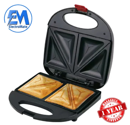 Em ElectroMate Sandwich Maker 2-Slice Non-Stick