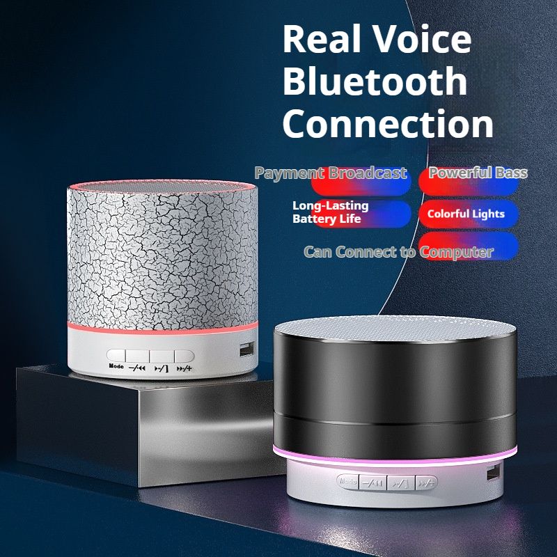 A10 metal Bluetooth speaker, mobile phone, computer, laptop, subwoofer, mini steel cannon, wireless plug-in small speaker