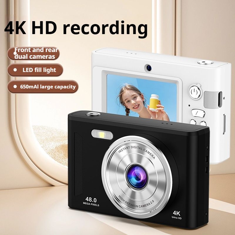 32GB Digital Camera Compact 48MP Autofocus 16X Digital Zoom Photo Camera: 2.8 Inch 4K LCD Screen Portable Vlogging Photography Camera for Kids, Beginners, Teens, Students