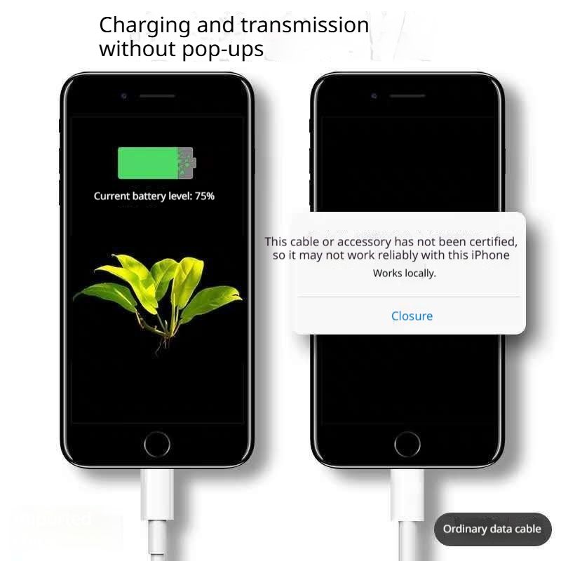 1 meter Fast Charging Cable for iPhone Series, Safe Fast Charge USB Data Sync Cord