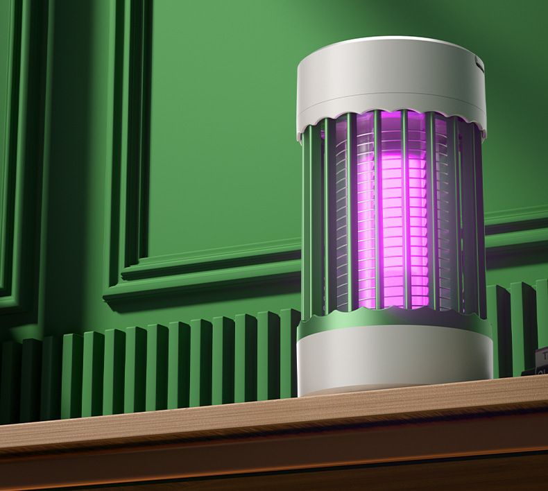 Roman Column Style Electric Mosquito Killer Lamp, USB Rechargeable Outdoor Mosquito Trap, Quiet Mosquito Repellent, Safe for Pregnant Women & Babies